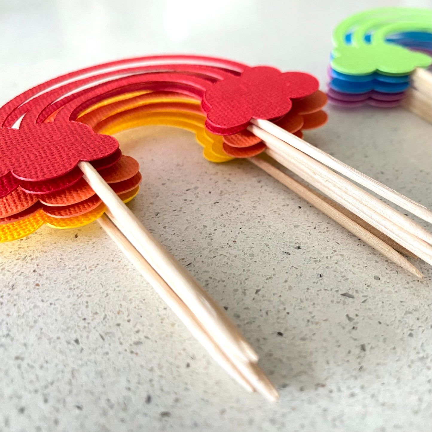Rainbow Cupcake Topper π