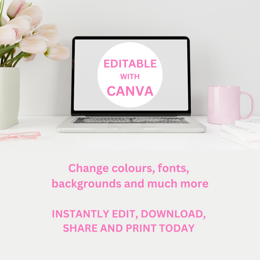 Easter Lunch Digital Invitation – Editable in Canva