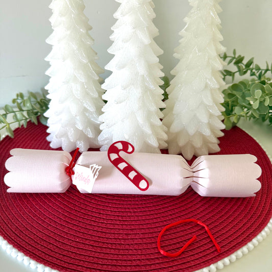 Fill-Your-Own Personalised Candy Cane Christmas Crackers
