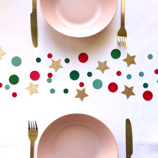 Christmas Star Confetti – Festive Table & Gift Decor