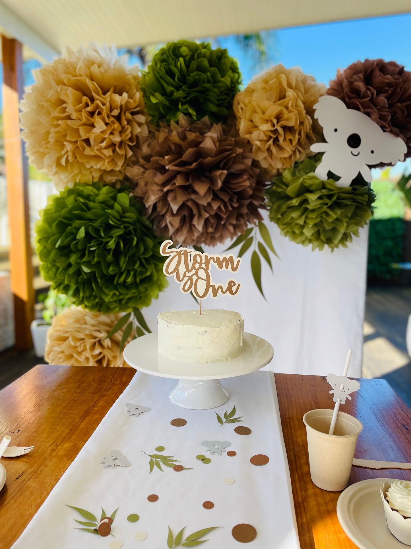 Koala Paper Straws – Koala Baby Shower & Birthday Party Decorations (Pack of 12)