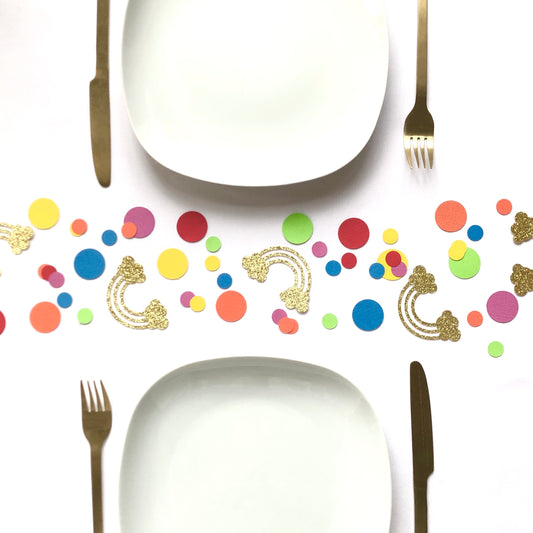Rainbow Confetti, Table Scatters, Table Sprinkle