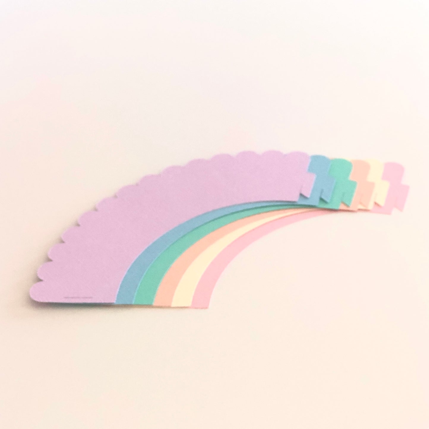 Pastel Rainbow Cupcake Wrappers