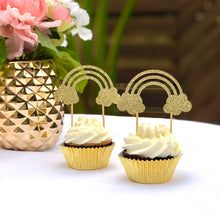 Load image into Gallery viewer, Rainbow Cake Toppers - Cake Decorations
