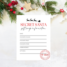 Load image into Gallery viewer, Secret Santa Kris Kringle Gift Swap INSTANT DOWNLOAD