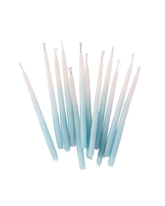 Pastel Blue Beeswax Birthday Candles