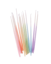 Load image into Gallery viewer, Tall Ombre Pastel Beeswax Birthday Candles