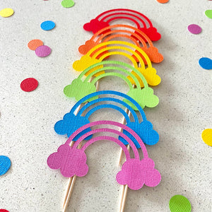 Rainbow Cupcake Topper 🌈