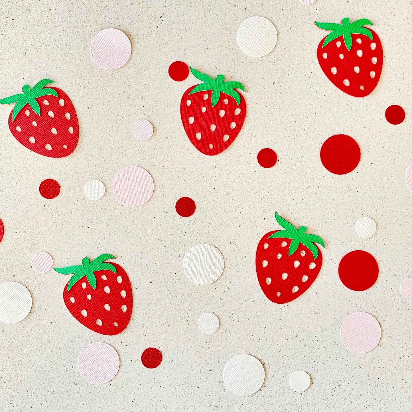 Strawberry Confetti Party Scatters