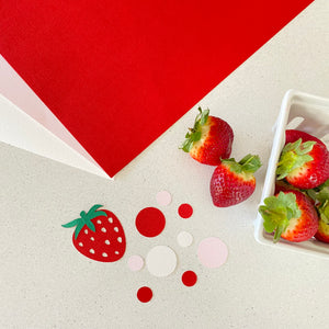 Strawberry Confetti Party Scatters