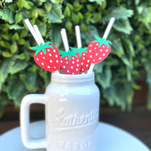 Load image into Gallery viewer, Strawberry Party Straws