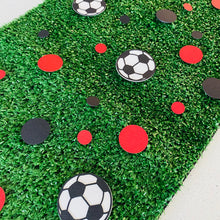 Load image into Gallery viewer, Soccer Ball Confetti A-League Team Western Sydney Black and Red