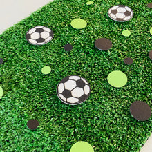 Load image into Gallery viewer, Soccer Ball Confetti A-League Team Western Sydney Black and Green