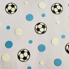 Load image into Gallery viewer, Soccer Ball Confetti A-League Team Melbourne Blue and White