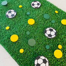 Load image into Gallery viewer, Australian Green and Yellow Soccer Ball Confetti