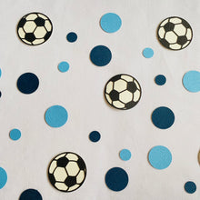 Load image into Gallery viewer, Soccer Ball Confetti A-League Team Sydney Navy Blue and Blue