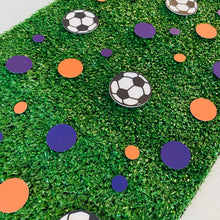 Load image into Gallery viewer, Soccer Ball Confetti A-League Team Perth Purple and Orange