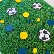 Load image into Gallery viewer, Soccer Ball Confetti A-League Team Central Coast Navy Blue and Yellow