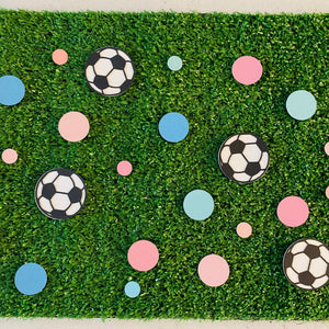 Soccer Ball Confetti Gender Reveal