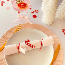 Load image into Gallery viewer, Personalised Christmas Crackers, Candy Cane Bonbons, Party Poppers