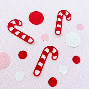 Christmas Candy Cane Confetti