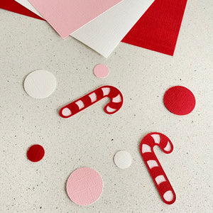 Christmas Candy Cane Confetti