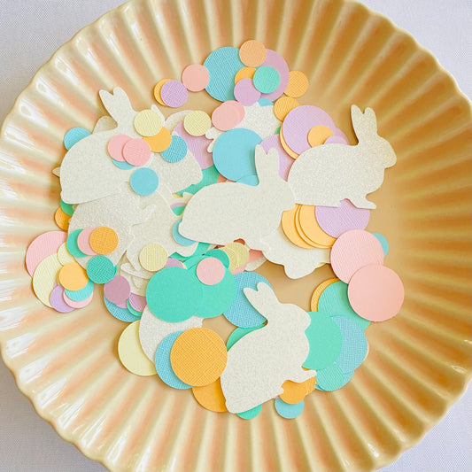 Pastel Easter Bunny Confetti