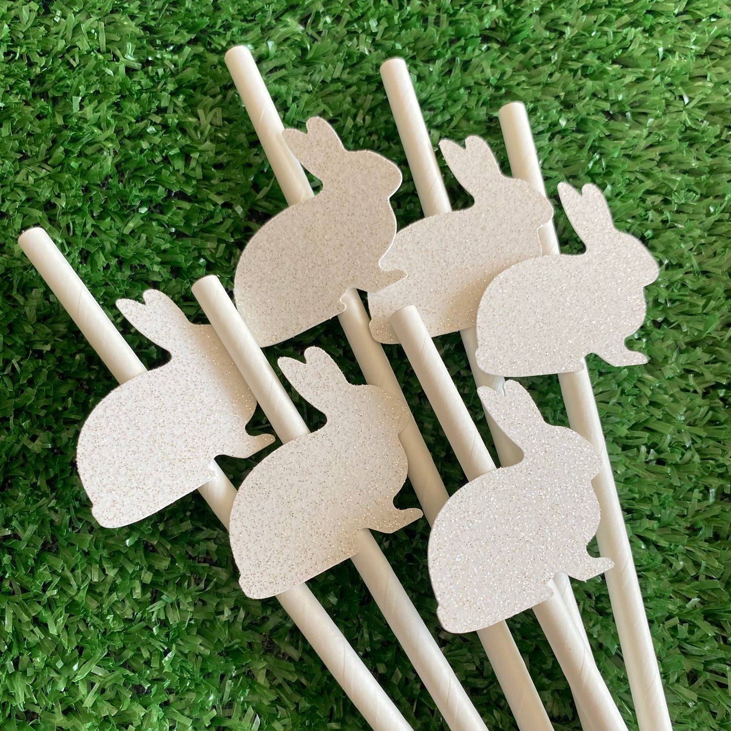 Easter Bunny Paper Straws