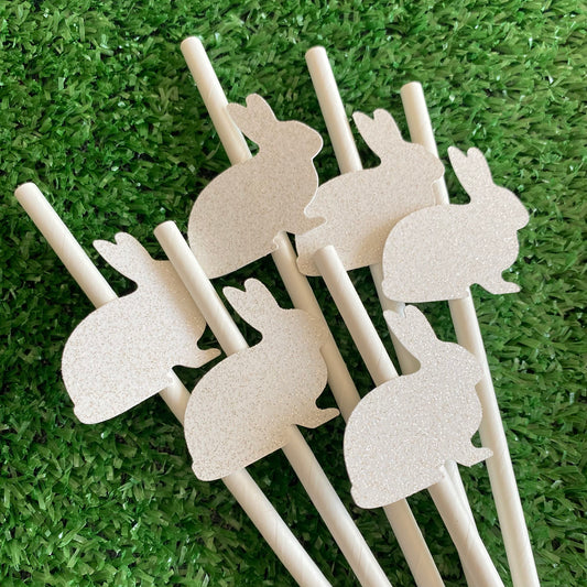 Easter Bunny Paper Straws