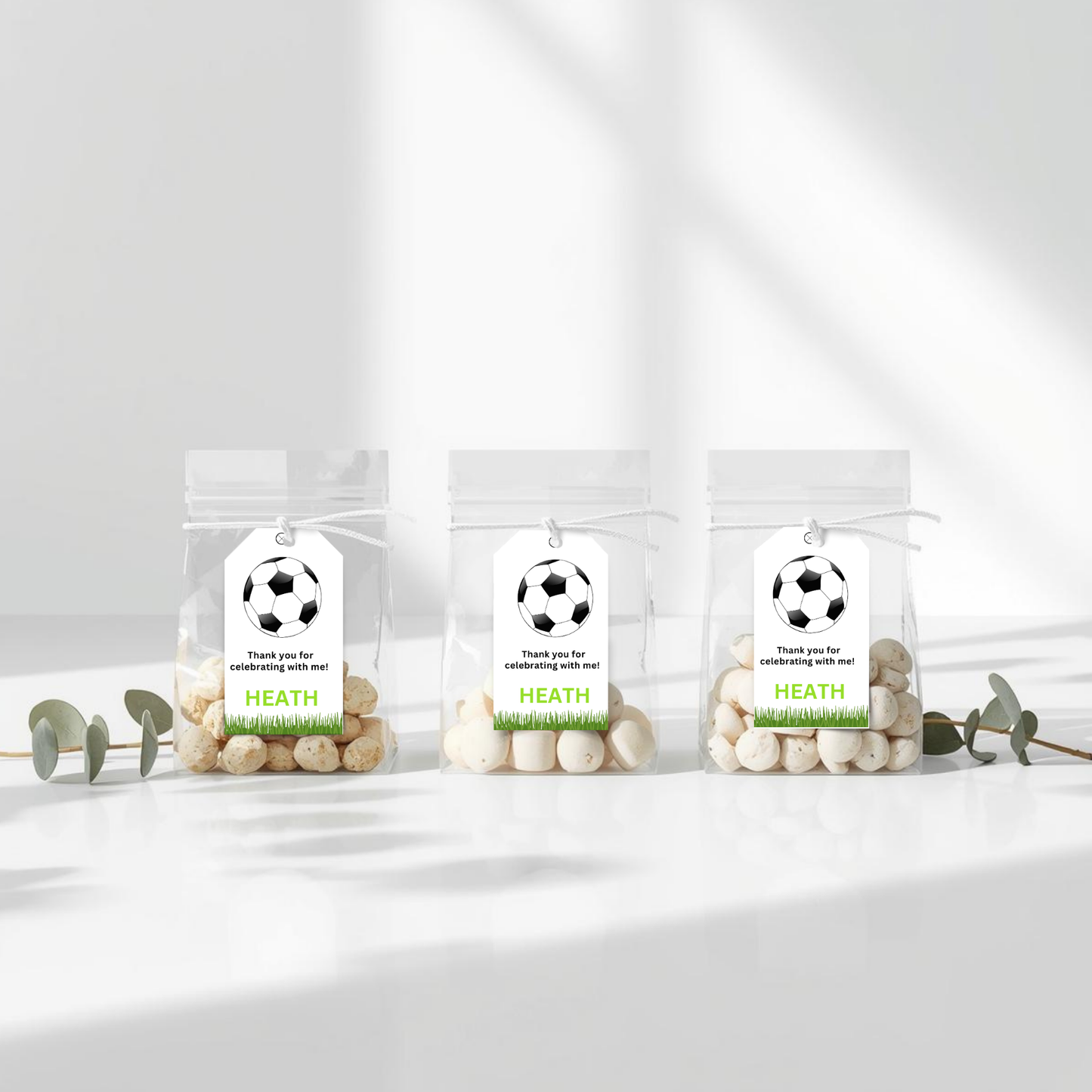 Soccer Birthday Favor Tag Template Editable Canva Soccer Party Thank You Tag Football Gift Tag Kids Birthday Party Digital Download