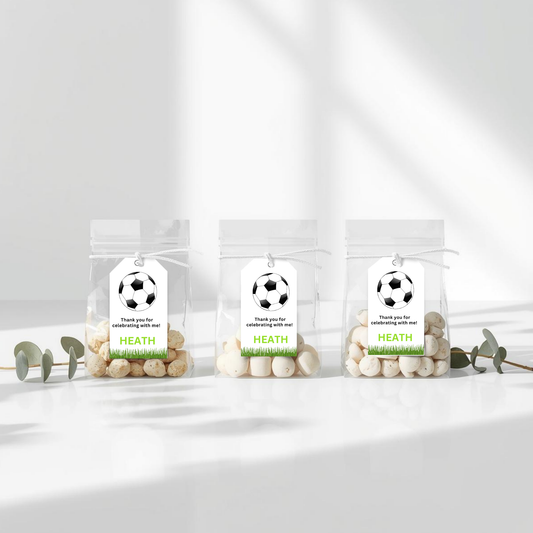 Soccer Birthday Favor Tag Template Editable Canva Soccer Party Thank You Tag Football Gift Tag Kids Birthday Party Digital Download