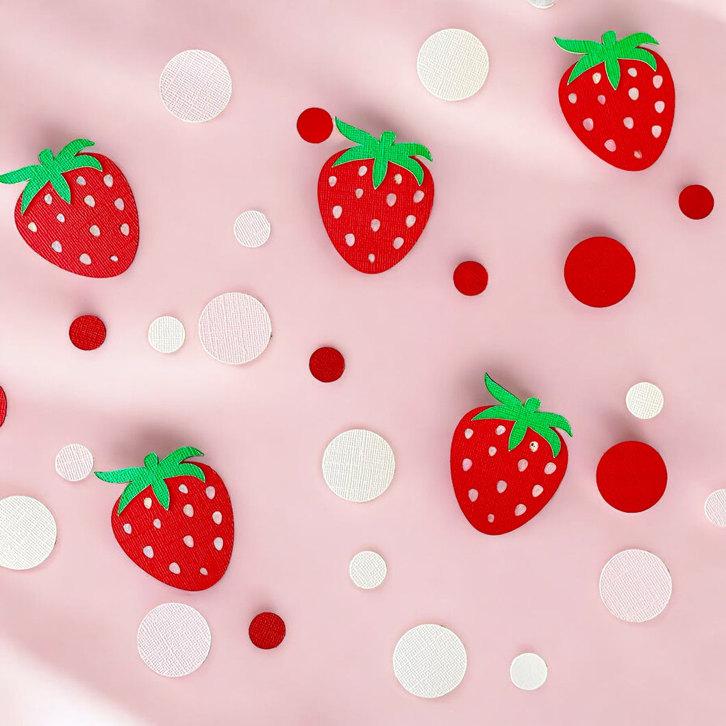 Strawberry Confetti Party Scatters