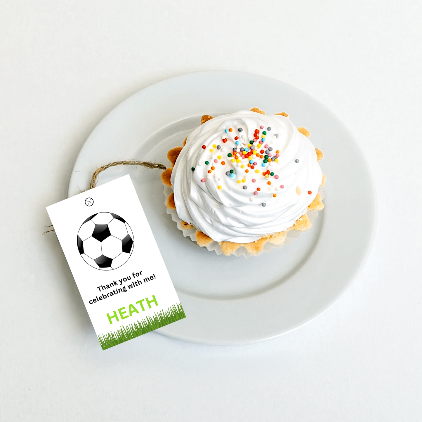 Soccer Birthday Favor Tag Template Editable Canva Soccer Party Thank You Tag Football Gift Tag Kids Birthday Party Digital Download