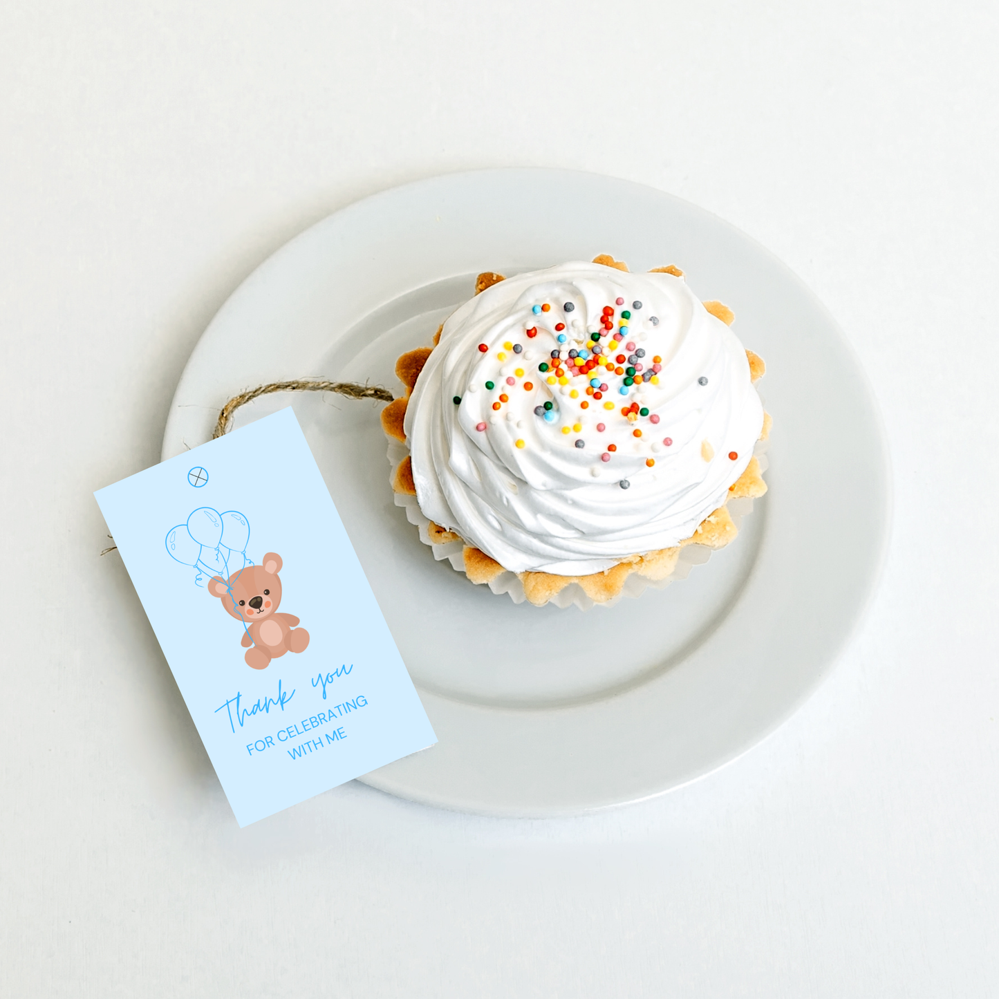 Teddy Bear Gift Tags Template  Editable Canva Template | Digital Download