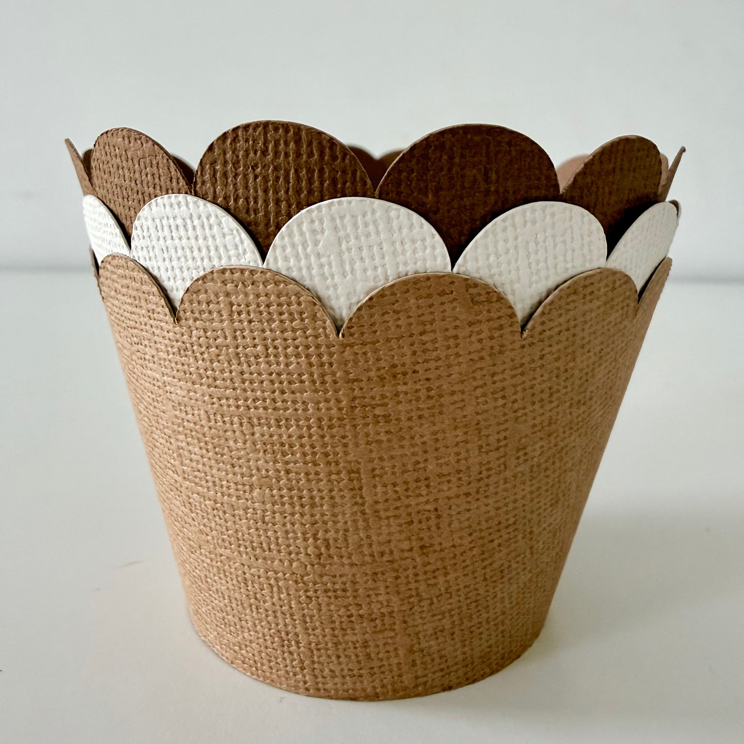 Neutral Teddy Bear Cupcake Wrappers | Baby Shower & Gender Reveal Cupcake Decor