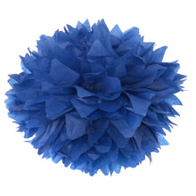Load image into Gallery viewer, Navy Blue Tissue Paper Pom Poms