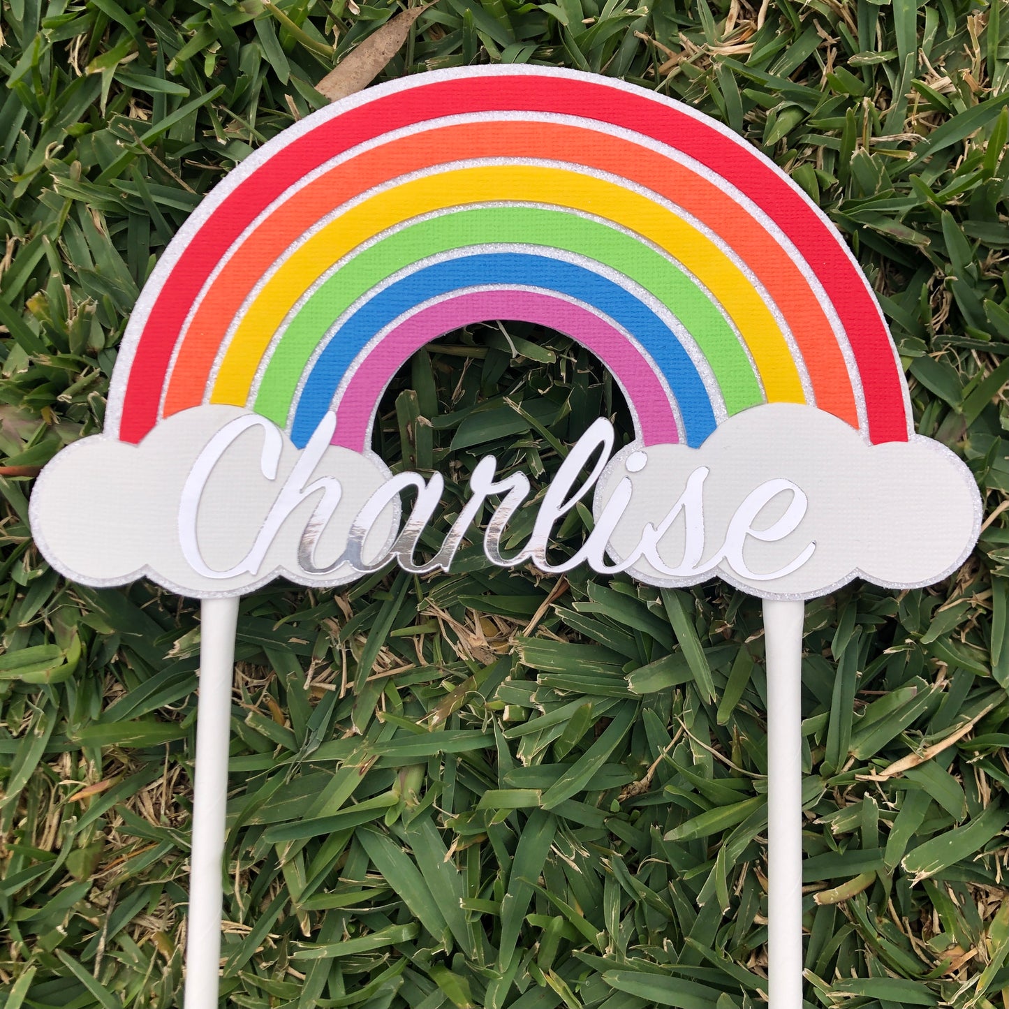 Rainbow Cake Topper