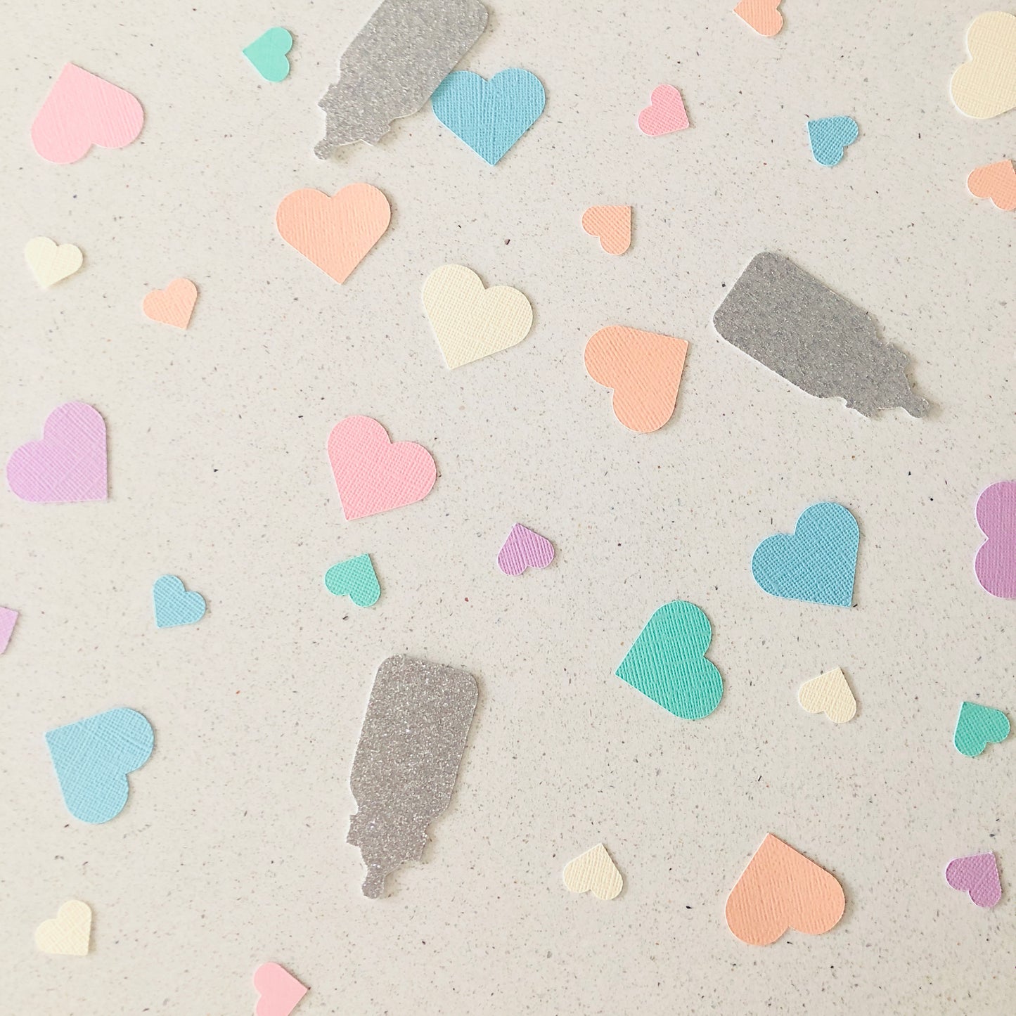 Pastel Baby Bottle Confetti - Baby Shower Table Scatters