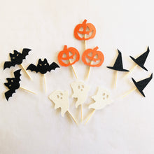 Load image into Gallery viewer, Halloween Cupcake Toppers