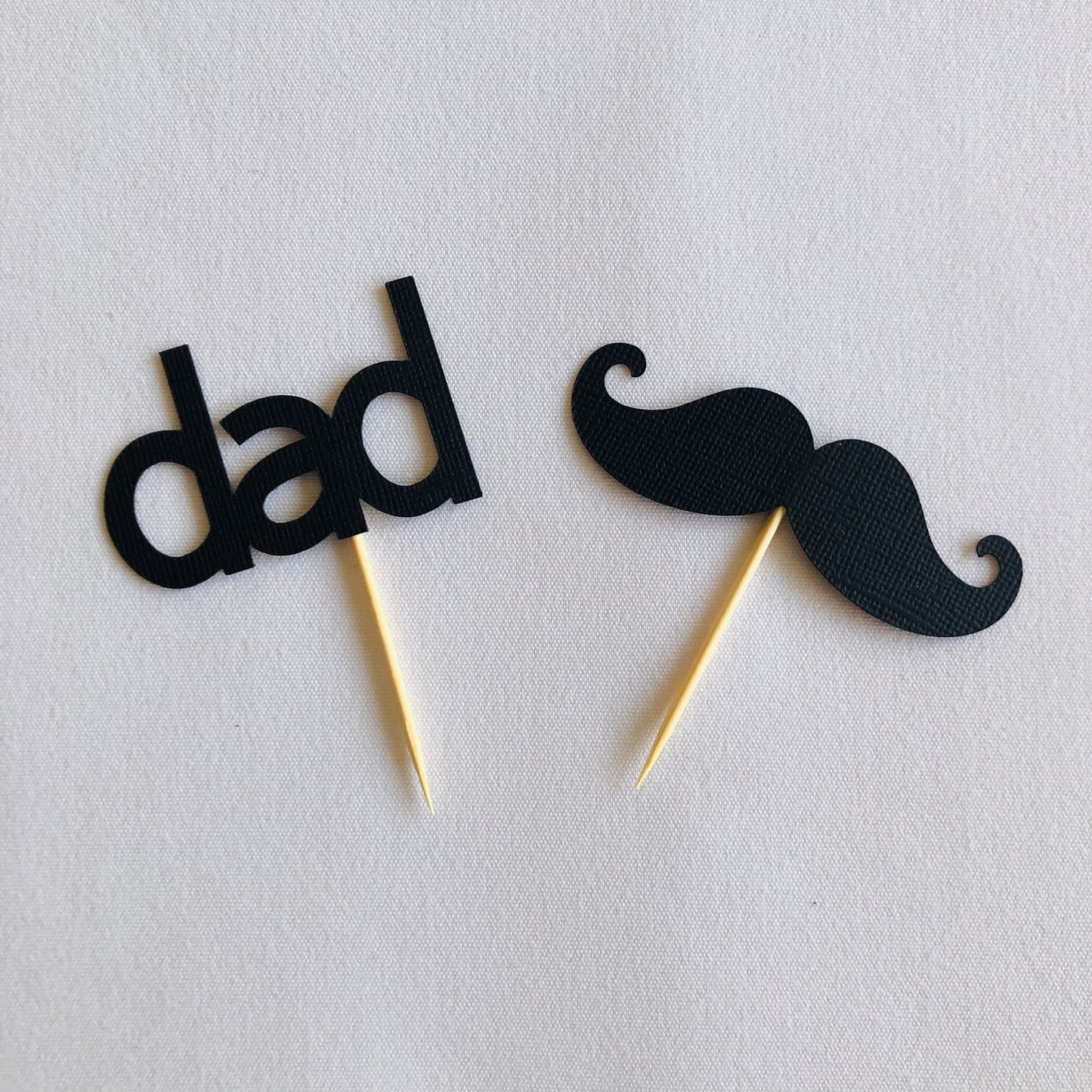 Dad Moustache Cupcake Topper