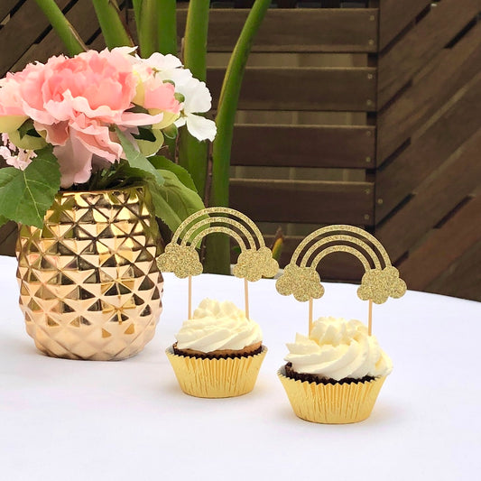 Rainbow Cake Toppers - Cake Decorations