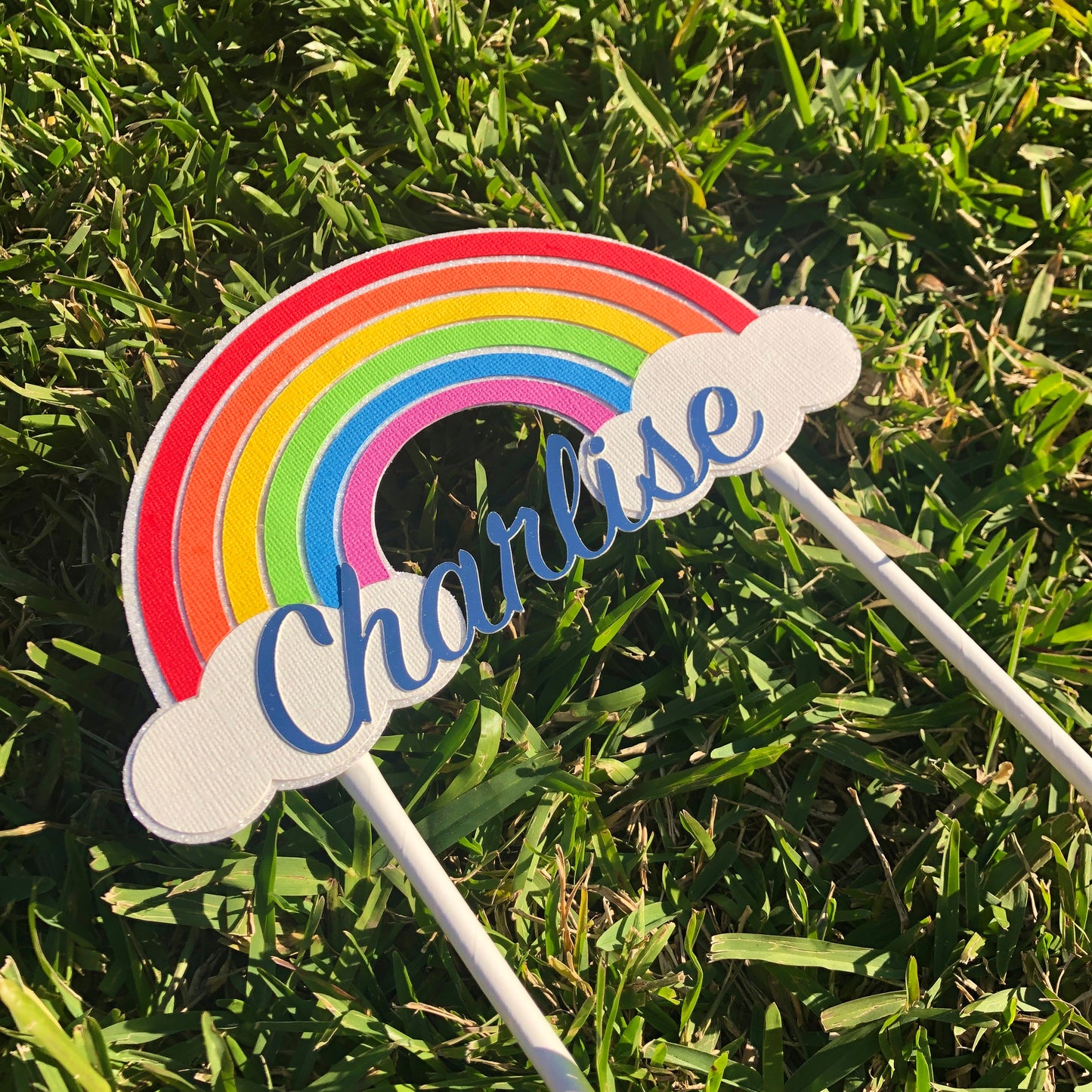 Rainbow Cake Topper