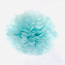Load image into Gallery viewer, Pastel Blue, Pink &amp; Cream Tissue Paper Pom Pom Set