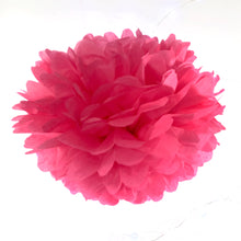 Load image into Gallery viewer, Candy Pink Tissue Paper Pom Pom