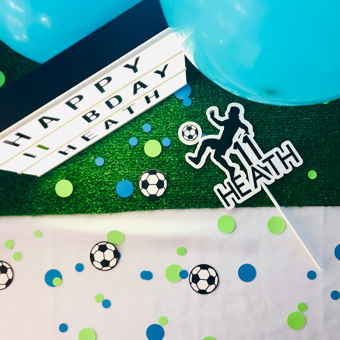 Soccer Cake Topper