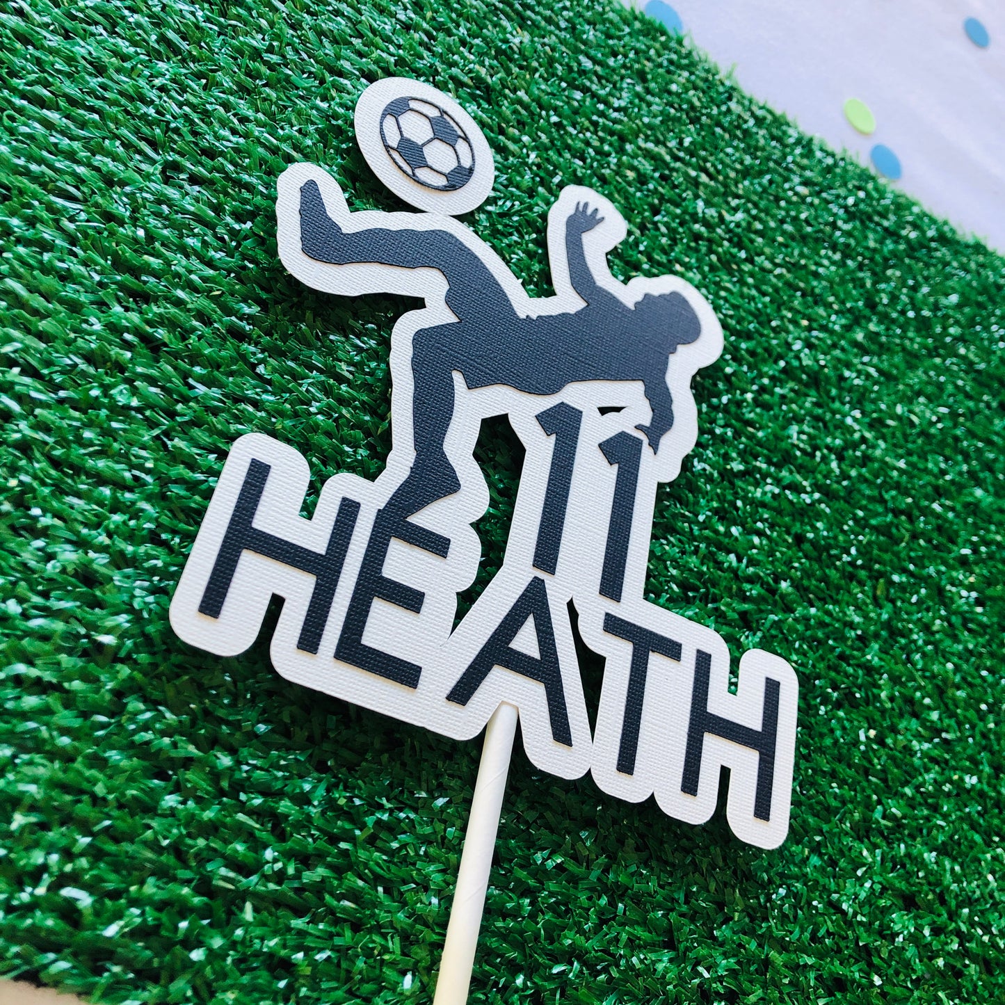 Soccer Cake Topper