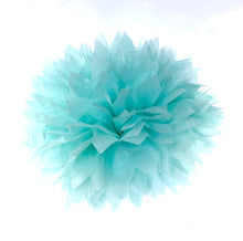 Load image into Gallery viewer, Baby Blue Tissue Paper Pom Pom