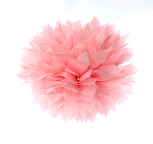 Baby Pink Tissue Paper Pom Pom