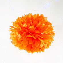 Load image into Gallery viewer, Orange Tissue Paper Pom Pom