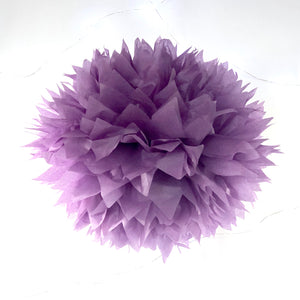 Purple Tissue Paper Pom Pom